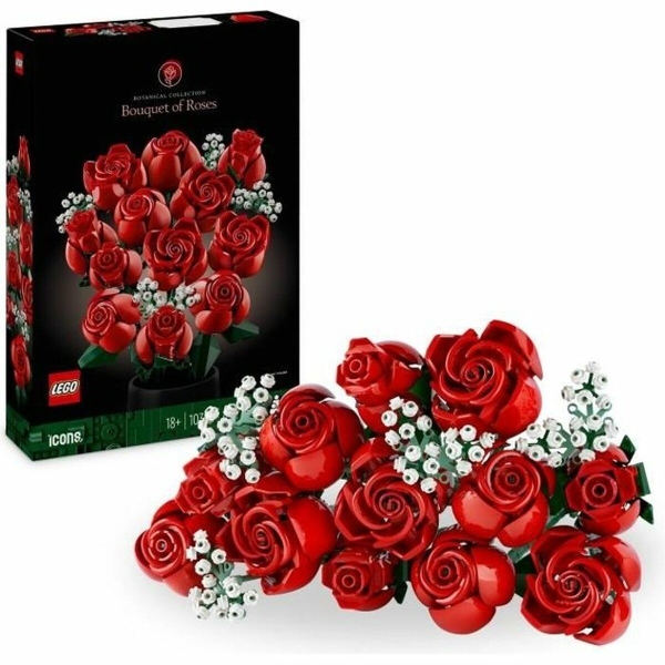 Construction set Lego Botanical Collection Bouquet of Roses Multicolour 822 Pieces