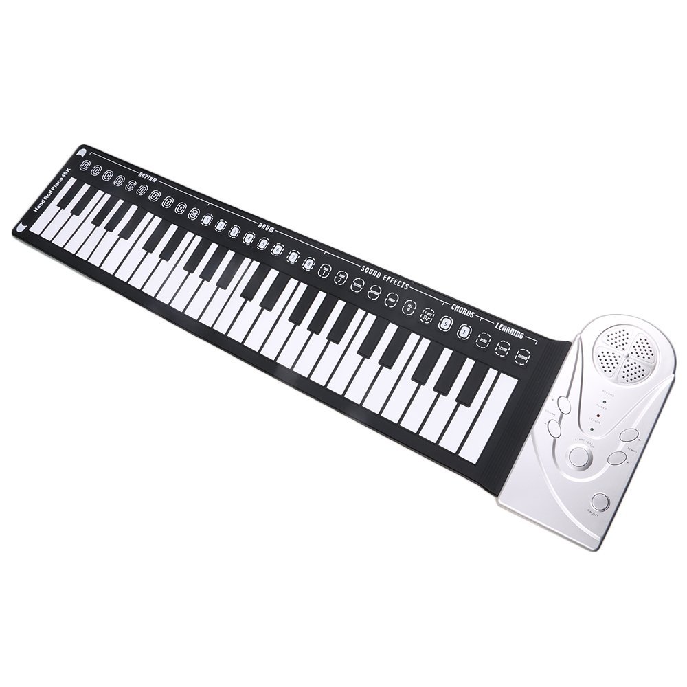Portable keyboard piano child White